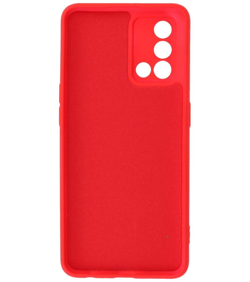 Modefarbenes TPU-Gehäuse Oppo A74 4G / A95 4G Rot
