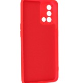 Funda TPU Fashion Color Oppo A74 4G / A95 4G Rojo