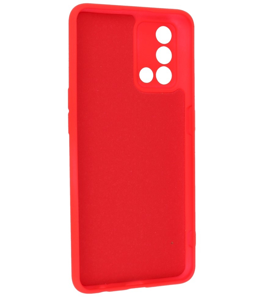 Custodia in TPU colore moda Oppo A74 4G / A95 4G rosso