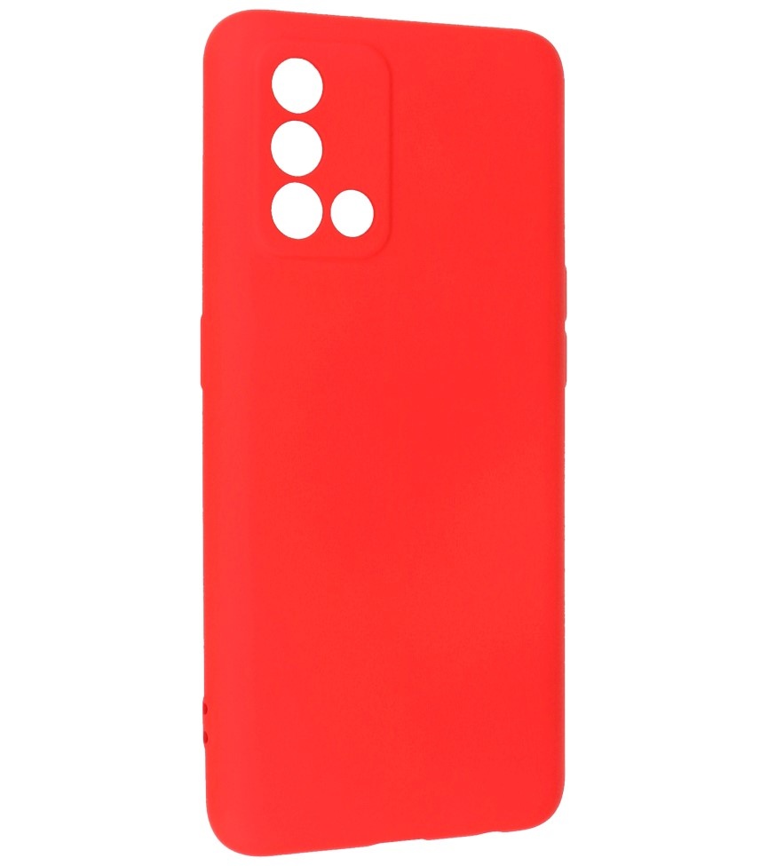 Modefarbenes TPU-Gehäuse Oppo A74 4G / A95 4G Rot