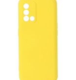 Fashion Color TPU-etui Oppo A74 4G / A95 4G Gul