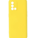 Funda TPU Fashion Color Oppo A74 4G / A95 4G Amarillo