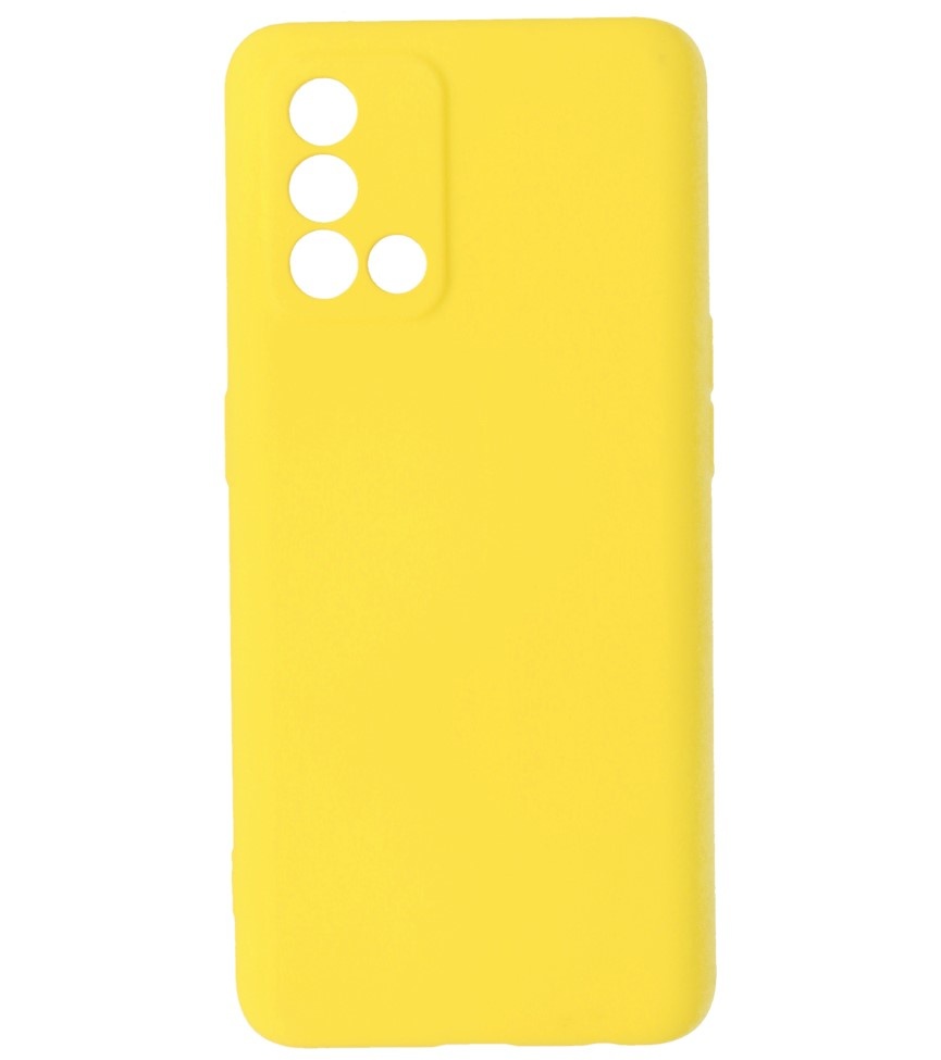 Funda TPU Fashion Color Oppo A74 4G / A95 4G Amarillo