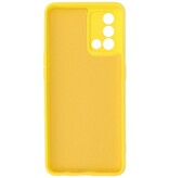 Fashion Color TPU Case Oppo A74 4G / A95 4G Yellow