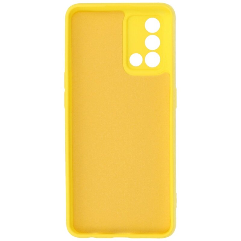 Fashion Color TPU Case Oppo A74 4G / A95 4G Yellow