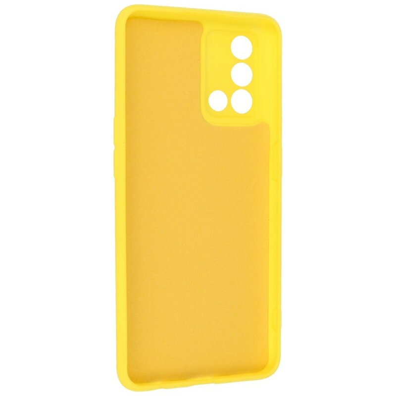 Fashion Color TPU Case Oppo A74 4G / A95 4G Yellow
