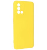 Fashion Color TPU Hoesje Oppo A74 4G / A95 4G Geel
