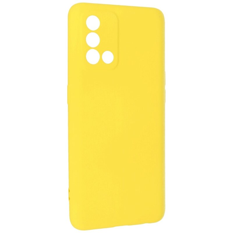 Fashion Color TPU Case Oppo A74 4G / A95 4G Yellow