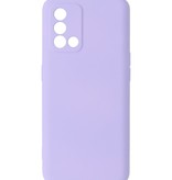 Fashion Color TPU-etui Oppo A74 4G / A95 4G lilla