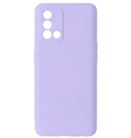 Custodia in TPU colore moda Oppo A74 4G / A95 4G viola