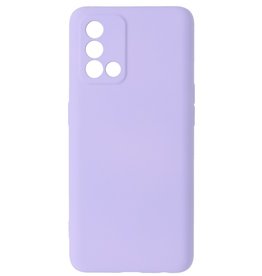 Modefarbe TPU-Hülle Oppo A74 4G / A95 4G Lila