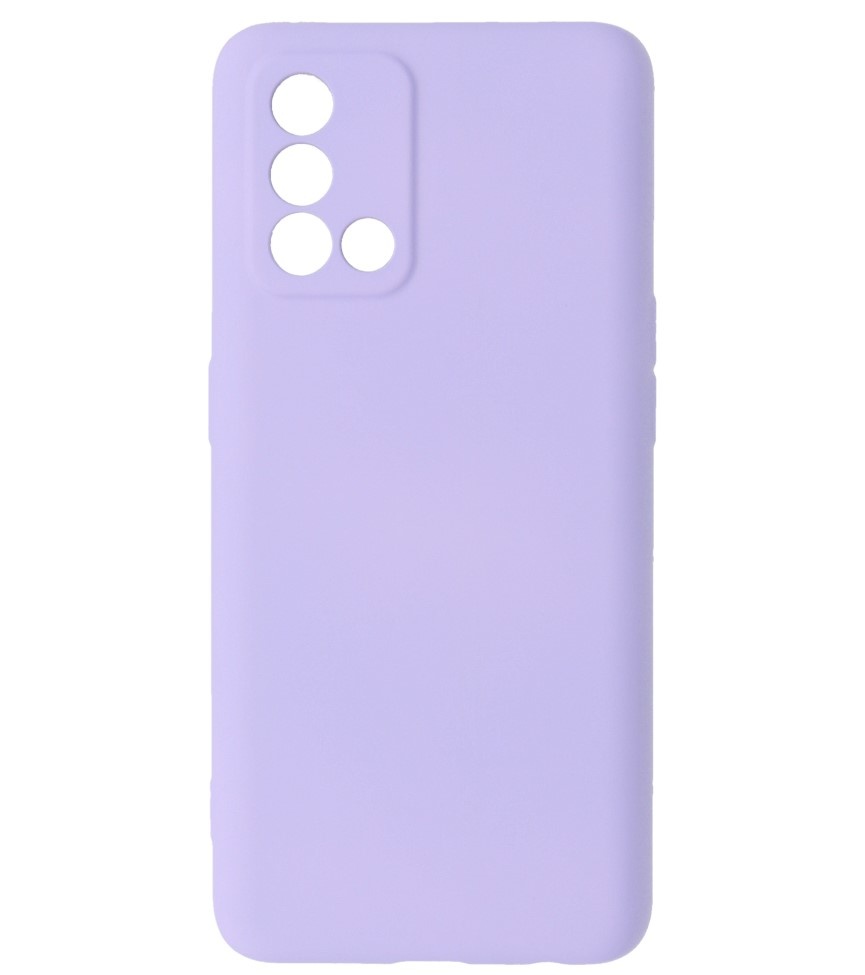 Funda TPU Fashion Color Oppo A74 4G / A95 4G Morado