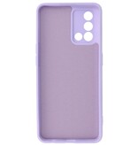 Custodia in TPU colore moda Oppo A74 4G / A95 4G viola