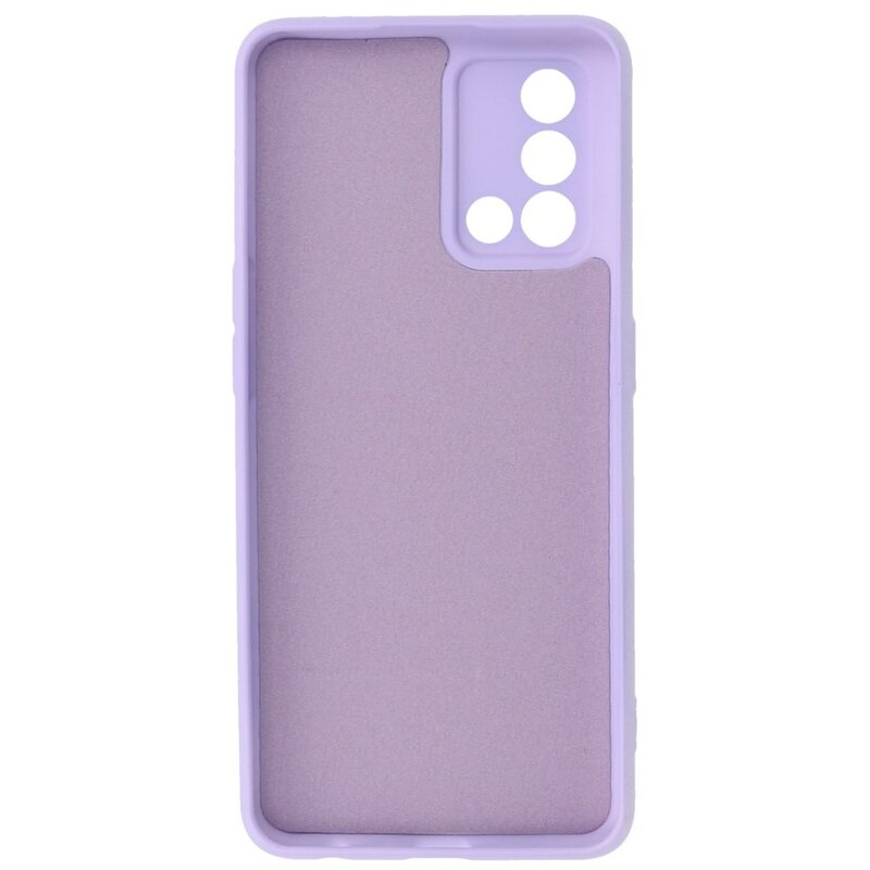 Funda TPU Fashion Color Oppo A74 4G / A95 4G Morado