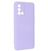 Funda TPU Fashion Color Oppo A74 4G / A95 4G Morado