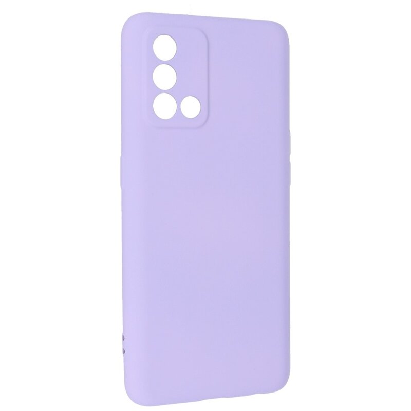 Fashion Color TPU-etui Oppo A74 4G / A95 4G lilla