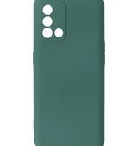 Custodia in TPU colore moda Oppo A74 4G / A95 4G verde scuro