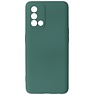 Custodia in TPU colore moda Oppo A74 4G / A95 4G verde scuro