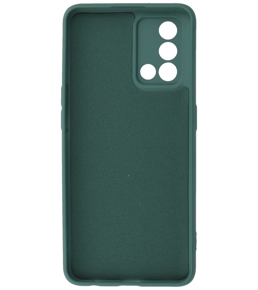 Funda TPU Color Moda Oppo A74 4G / A95 4G Verde Oscuro