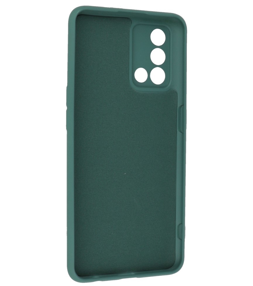 Fashion Color TPU Case Oppo A74 4G / A95 4G Dark Green