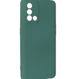 Funda TPU Color Moda Oppo A74 4G / A95 4G Verde Oscuro