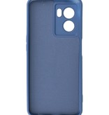 Fashion Color TPU Hoesje Oppo A77 5G / A57 5G Navy