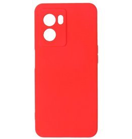 Fashion Color TPU Hoesje Oppo A77 5G / A57 5G Rood