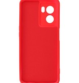 Fashion Color TPU Hoesje Oppo A77 5G / A77 5G Rood