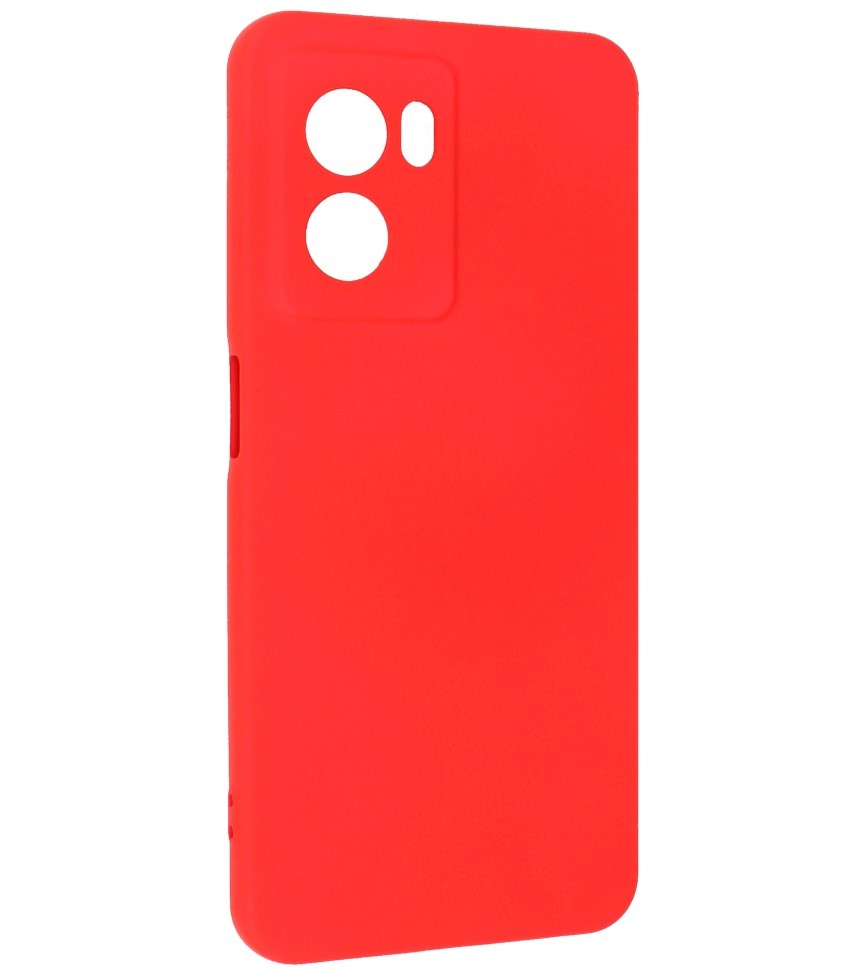 Fashion Color TPU Hoesje Oppo A77 5G / A57 5G Rood