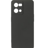 Fashion Color TPU Case Oppo Reno 8 4G Black