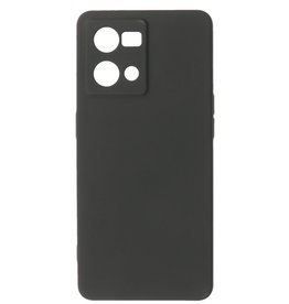 Custodia in TPU colore moda Oppo Reno 8 4G nera