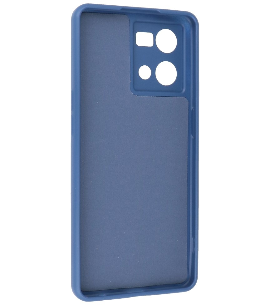 Fashion Color TPU Hoesje Oppo Reno 8 4G Navy