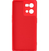 Coque TPU Fashion Color Oppo Reno 8 4G Rouge