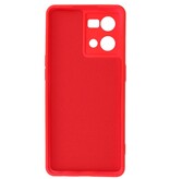 Fashion Color TPU-cover Oppo Reno 8 4G Rød