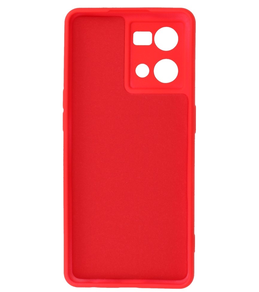 Custodia in TPU colore moda Oppo Reno 8 4G rosso