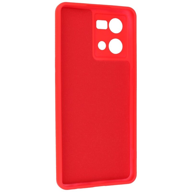 Fashion Color TPU-cover Oppo Reno 8 4G Rød