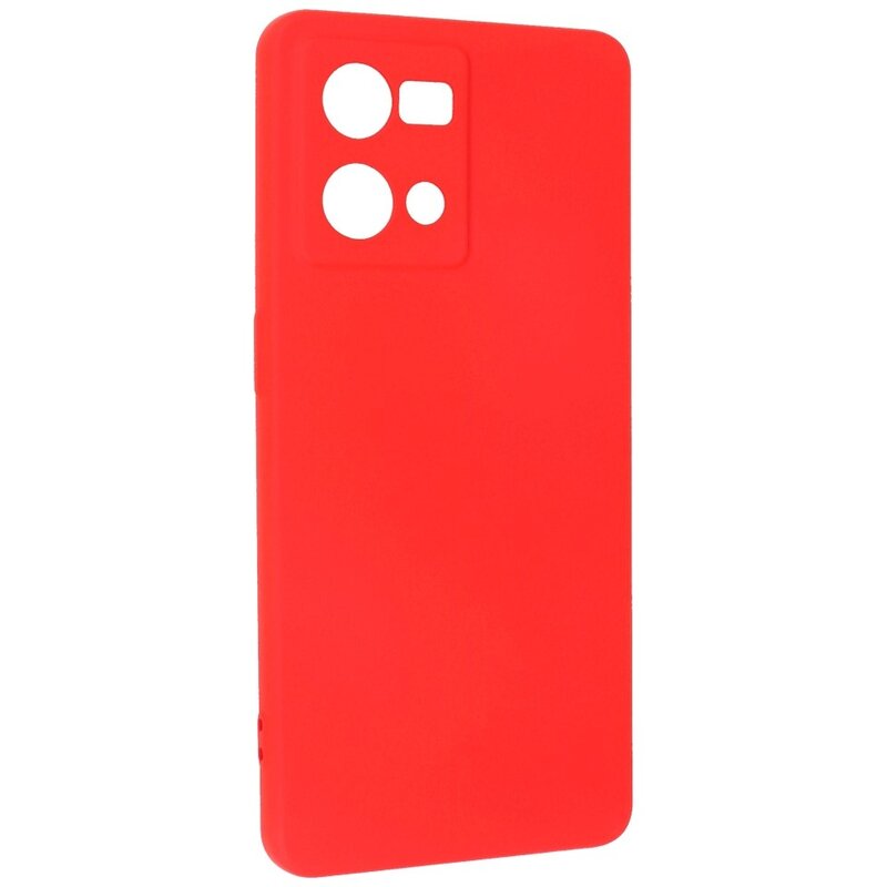 Fashion Color TPU-cover Oppo Reno 8 4G Rød