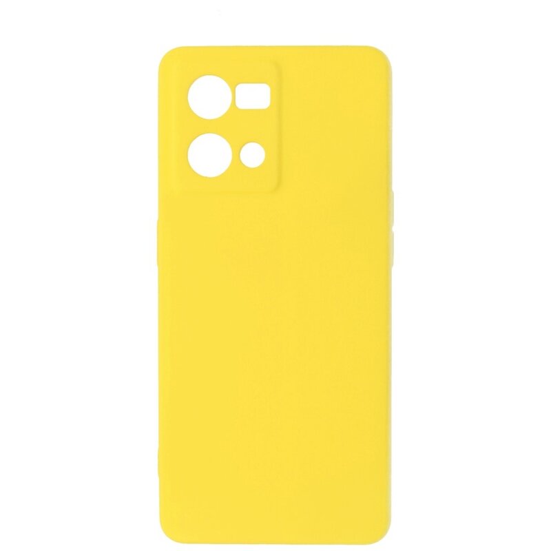 Custodia in TPU colore moda Oppo Reno 8 4G giallo