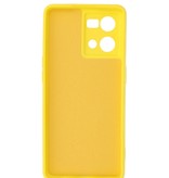 Custodia in TPU colore moda Oppo Reno 8 4G giallo