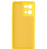 Fashion Color TPU Case Oppo Reno 8 4G Yellow