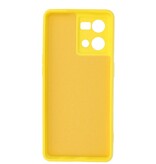 Custodia in TPU colore moda Oppo Reno 8 4G giallo