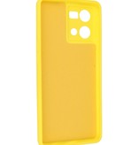 Custodia in TPU colore moda Oppo Reno 8 4G giallo