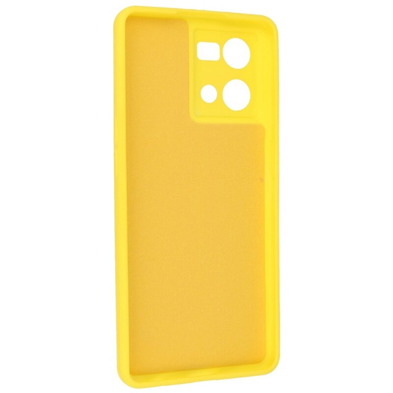 Fashion Color TPU-etui Oppo Reno 8 4G Gul