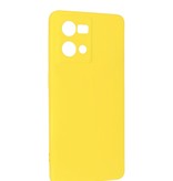 Funda TPU Color Moda Oppo Reno 8 4G Amarillo