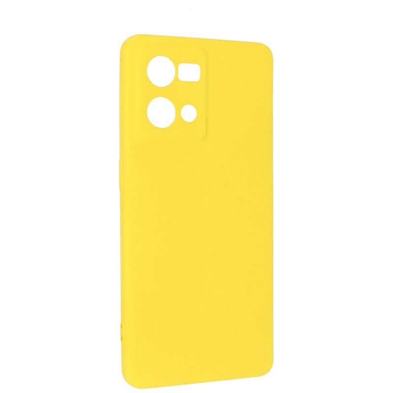 Custodia in TPU colore moda Oppo Reno 8 4G giallo