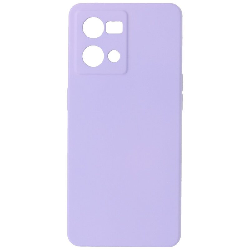 Fashion Color TPU Case Oppo Reno 8 4G Purple