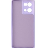 Custodia in TPU colore moda Oppo Reno 8 4G viola