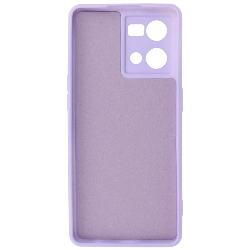 Fashion Color TPU-etui Oppo Reno 8 4G Lilla