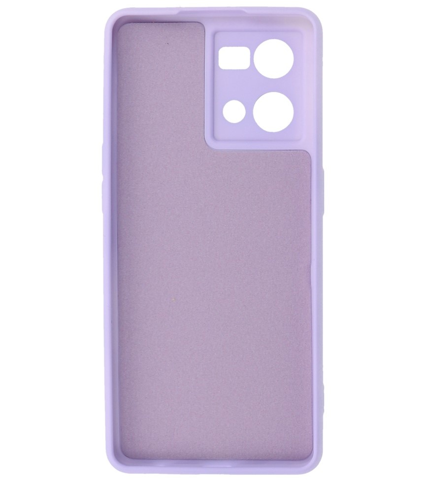 Custodia in TPU colore moda Oppo Reno 8 4G viola