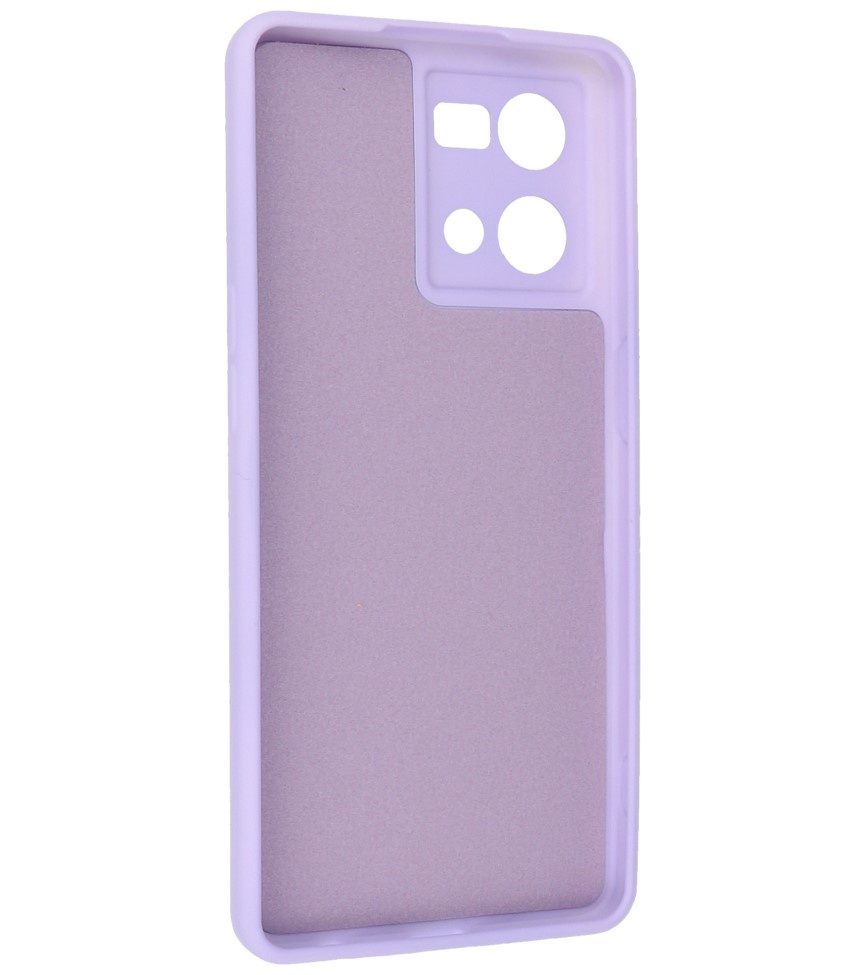 Custodia in TPU colore moda Oppo Reno 8 4G viola